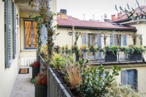 Moscova 29 – Outdoor detail with access from the balcony