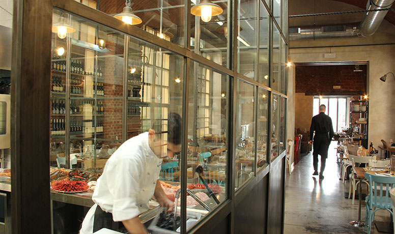 Trattoria il Marinaio interni del locale