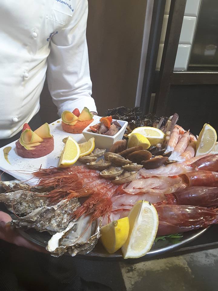 Trattoria il Marinaio Piatto crudite'